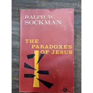 "The Paradoxes of Jesus"‎ by RALPH W. SOCKMAN 1936 vintage book